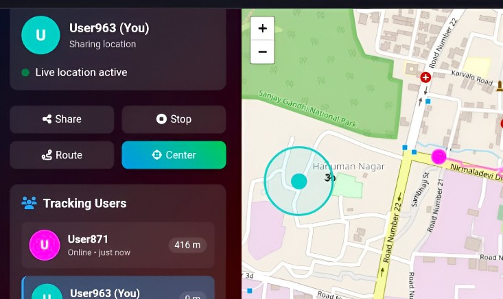 GeoMap Location Tracker