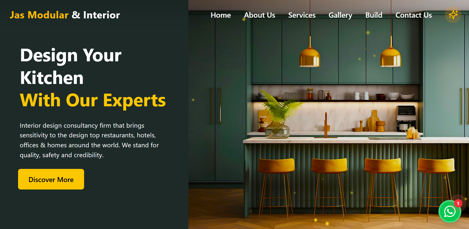 Modular Kitchen Website